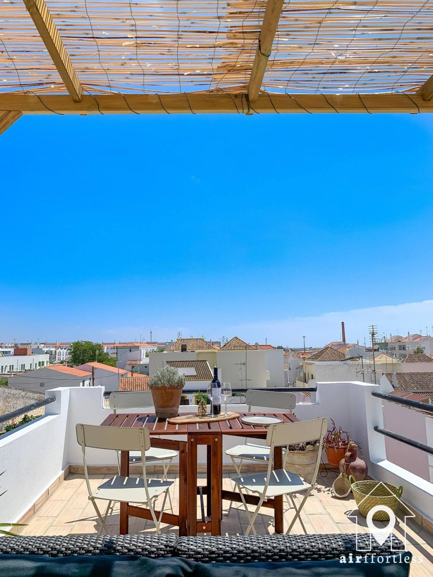 Casa Castelo, Unique Flat W Pool In Taviras Historical Centre Exterior foto